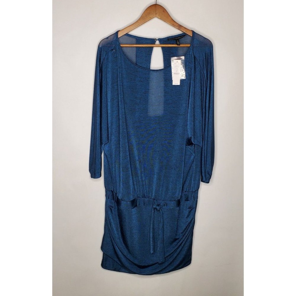 White House Black Market Blue Dress